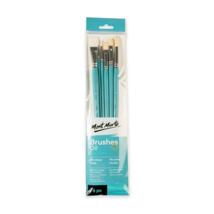 Mont Marte Oil Brushes Signature 6pc
