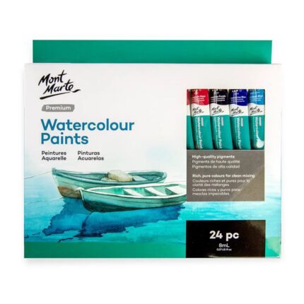 Mont Marte Watercolour Paints Premium 24pc x 8ml