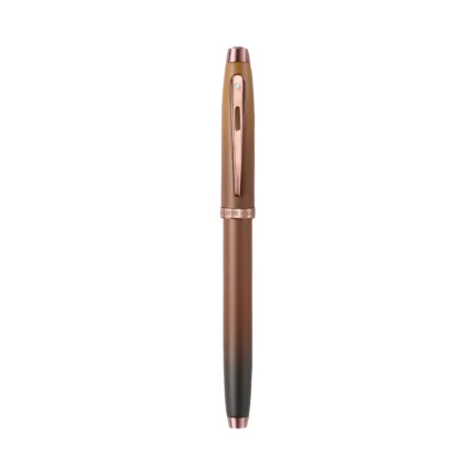 Sheaffer® 100 9374 Coffee Edition Matt Brown ball Pen with Regal Brown PVD Trims