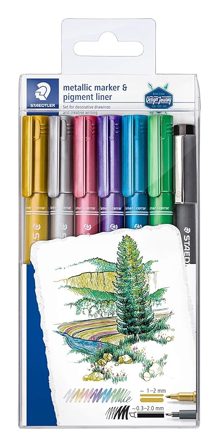 Staedtler Metallic Marker Set Staedtler Metallic Marker Set of 6