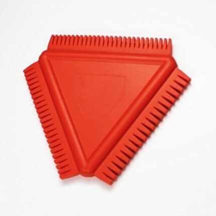 Triangular Ceramic Tool Rubber Texture Comb – Pottery & Clay Sculpture Carving Tool for Artists and Potters