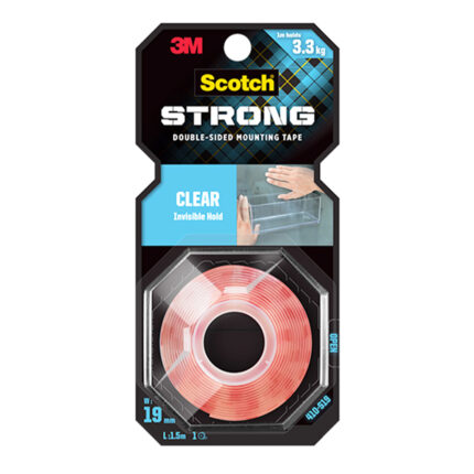 3M Scotch Clear Double Sided Mounting Tape 19 mm x 1.5 m