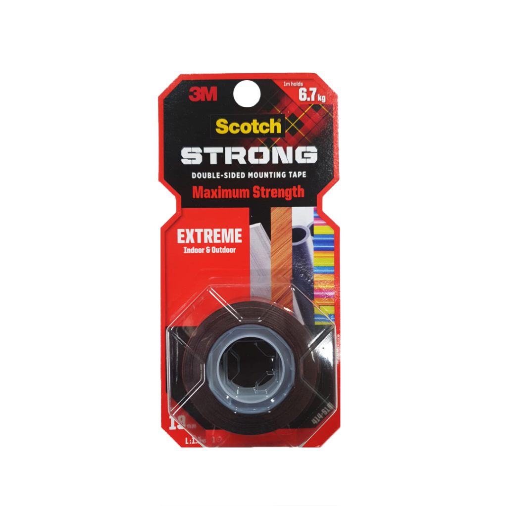 3M Scotch Extreme Double Sided Mounting Tape 19 mm x 1.5 m