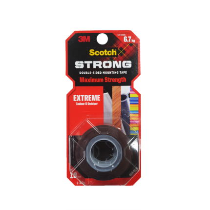 3M Scotch Extreme Double Sided Mounting Tape 19 mm x 1.5 m