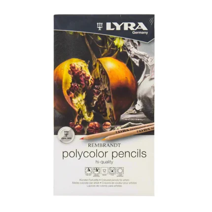 Lyra Rembrandt Polycolor Art Pencils Set of 12 | Professional Colour Pencils for Drawing & Shading