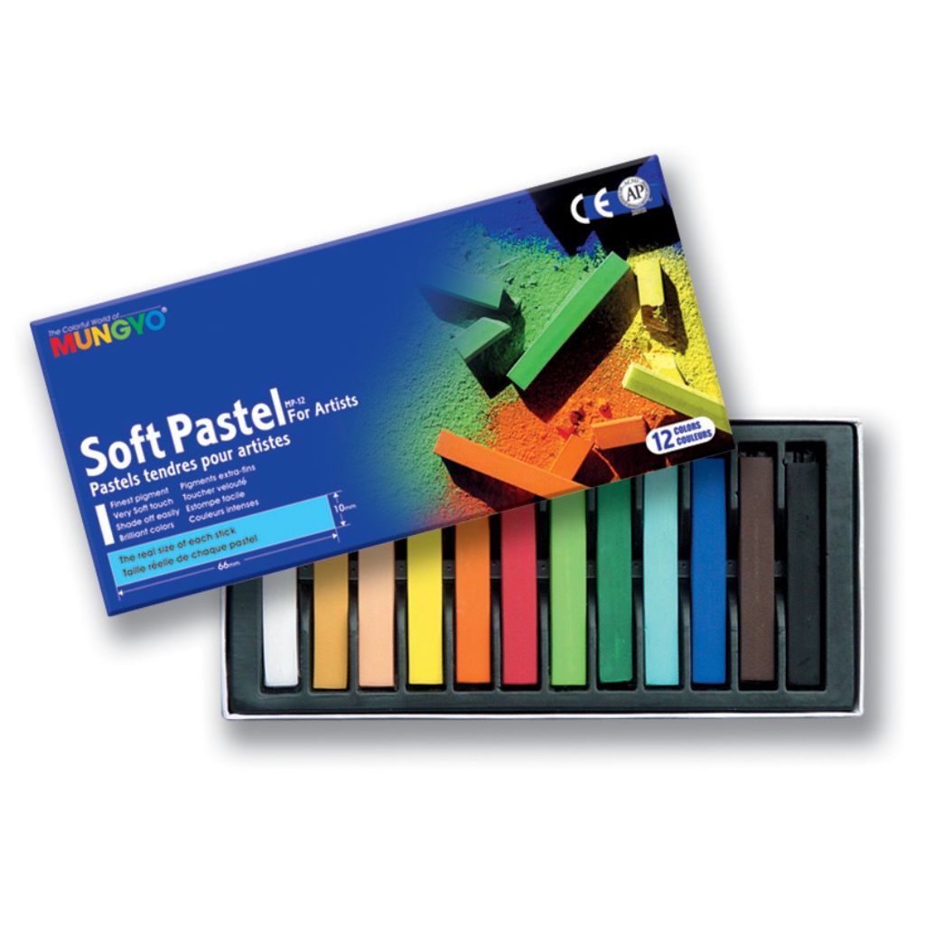 Mungyo sp Mungyo Soft Pastels Set Full Length | Soft Pastel Colours for Artists & Beginners - Image 1