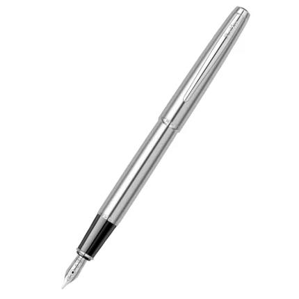 Scrikss Metropolis 78 Fountain Pen Stainless Steel CT | Premium Fountain Pen for Writing & Office Use