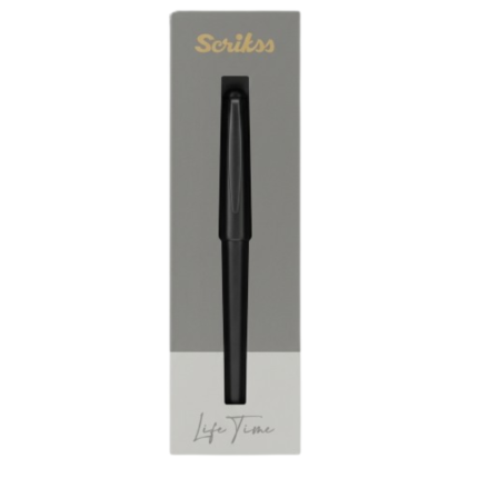 Scrikss Metropolis 78 MB Fountain Pen Matt Black | Premium Fountain Pen for Writing & Gifting