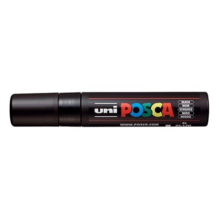 Uni-Ball Posca PC-17K 15.0 mm black Posca PC-17K Extra Broad Rectangular Chisel Paint Marker
