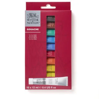 WINSOR & NEWTON GOUACHE 10X12ML TUBE