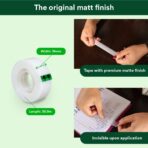 3M Scotch Magic Tape Roll with Refillable Dispenser