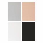 Anupam Heap Natural Watercolour Paper Beige, Grey & Black Toed 4 Colour Paper Size A4 10 sheet - Image 4