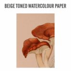 Anupam Heap Natural Watercolour Paper Beige, Grey & Black Toed 4 Colour Paper Size A4 10 sheet - Image 3