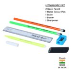 Doms Neon Prime Mini Stationery Kit - Image 4