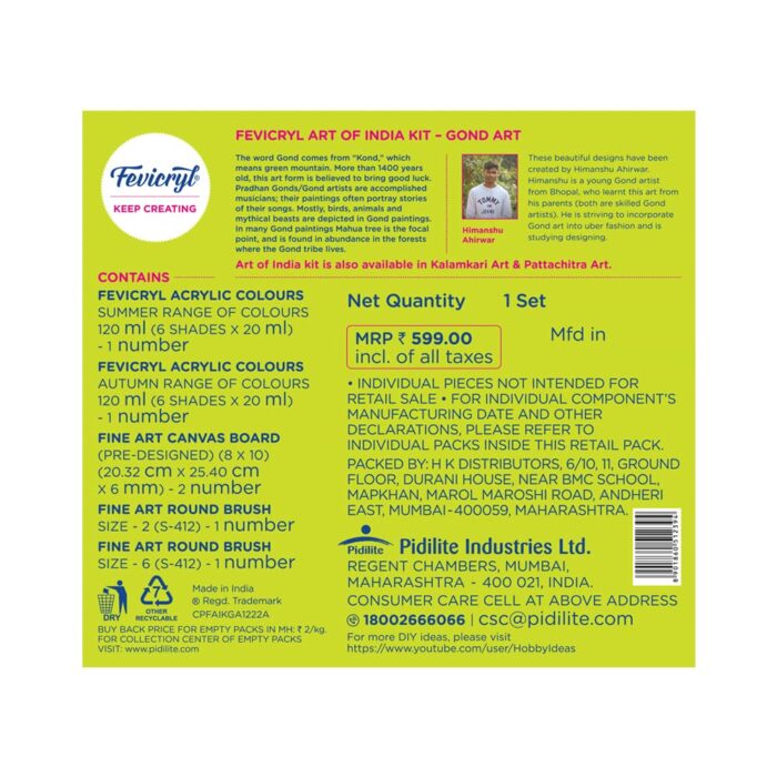 Fevicryl DIY Self-Painting Art Kits - Image 6