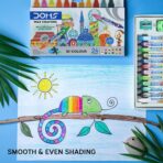 DOMS-Bi-Colour Crayons Two Sided Colours in one Crayon - Image 4