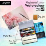 Brustro Professional Artists Watercolour Half pan Set - Image 4