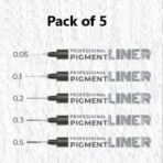 Doms Amariz Professional Pigment Liners set of 5 & 10