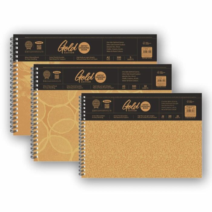 Anupam Gold Artist Book 300GSM - Image 7