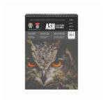 Anupam Ash Black Toned Sketchbook Cartridge Paper 180 GSM - Wireo