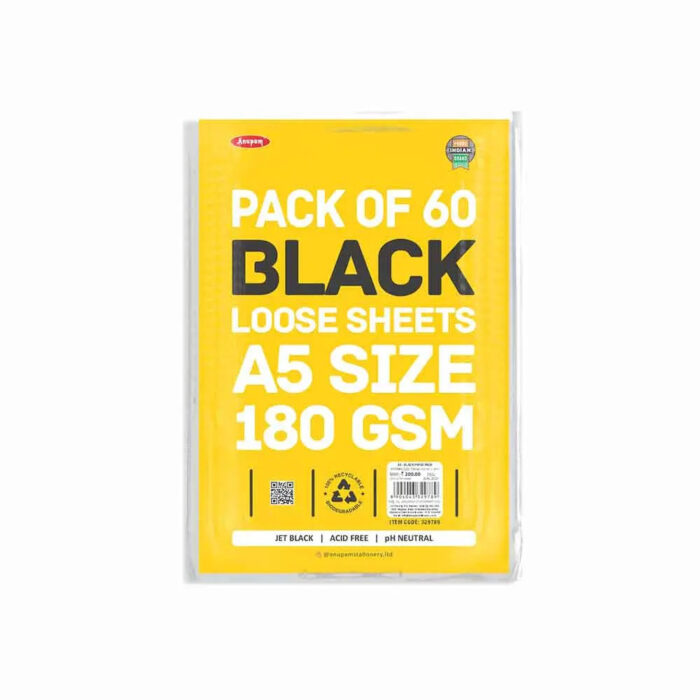 Anupam Black Loose Sheets 180 Gsm - Image 2