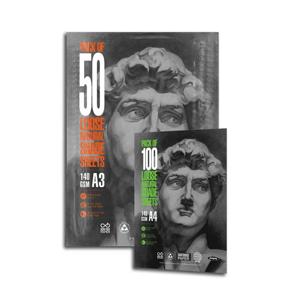 Anupam Cartridge Paper 140GSM (Loose Sheets)