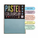 Anupam Colour Paper Pastel Shades Packet 160gsm - Image 2