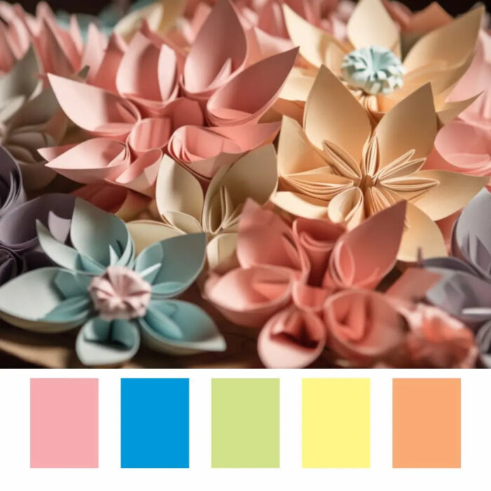 Anupam Colour Paper Pastel Shades Packet 160gsm - Image 3