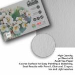 Anupam Dusk Grey Toned Watercolour Paper 225 GSM | Grey Paper for Watercolour & Gouache Painting - Image 4