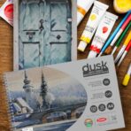 Anupam Dusk Grey Toned Watercolour Paper 225 GSM | Grey Paper for Watercolour & Gouache Painting - Image 6