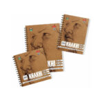 Anupam Khaki Sketchbook Wire-O 140 GSM | Kraft Paper Sketchbook for Drawing & Mandala - Image 3