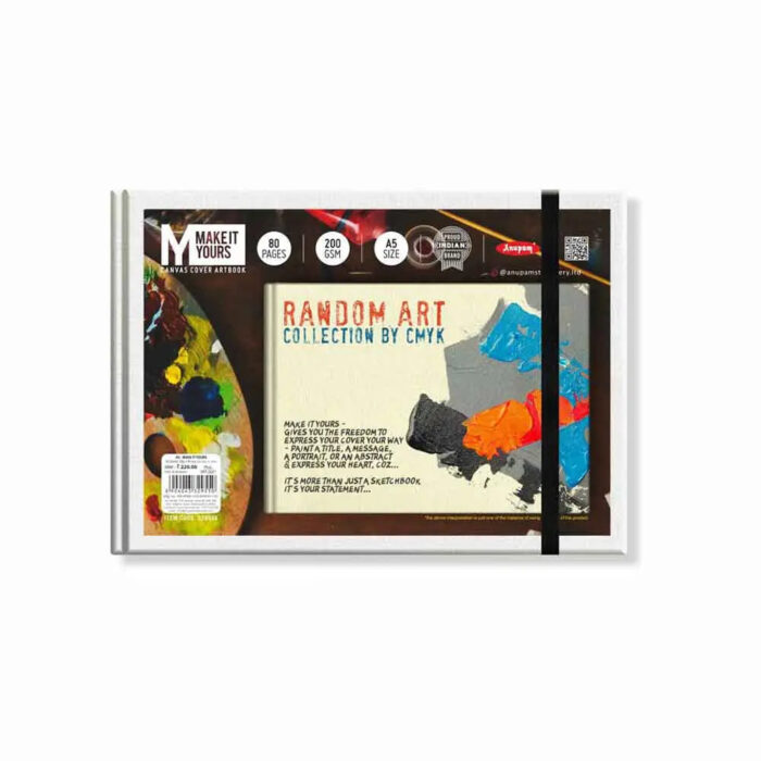 Anupam Make It Yours (Canvas Cloth Cover) - 200 GSM Cartridge Paper (Inside) - Image 1