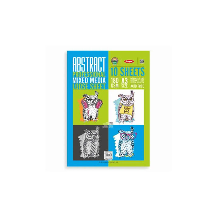 Anupam Mix Media Paper Abstract Loose Sheets 180 GSM - 300 GSM - Image 3