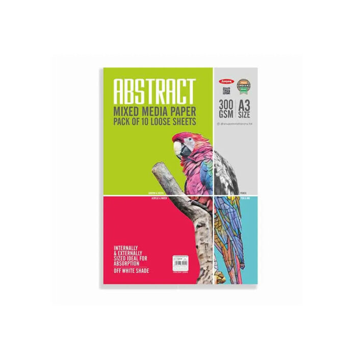 Anupam Mix Media Paper Abstract Loose Sheets 180 GSM - 300 GSM - Image 5