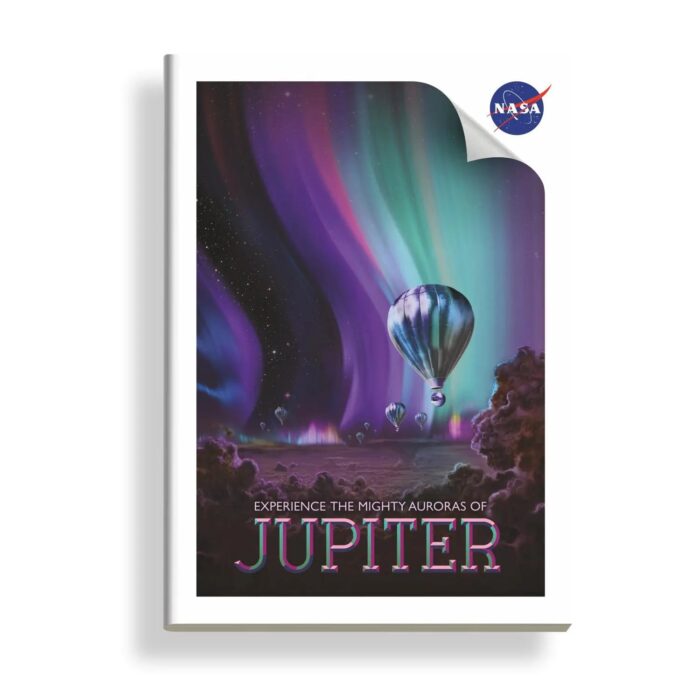 Anupam NASA Single Line Notebooks Soft Brown Cover 60Gsm A4 Size - Image 1