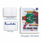 Anupam NASA Single Line Notebooks Soft Brown Cover 60Gsm A4 Size - Image 7