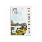 Anupam Oil Painting Canvas Emboss Paper Pack - Oil Paper 350GSM Canvas Textured - Image 2