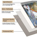 Anupam Pro Sketcher Sketch Book - Wireo Binding Book -140 GSM with Butter Paper - Image 3