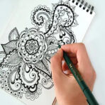 Anupam Pro Sketcher Sketch Book - Wireo Binding Book -140 GSM with Butter Paper - Image 7