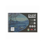 Anupam Pupil Black Toned Watercolour Paper Wireo Book 250 GSM