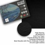 Anupam Pupil Black Toned Watercolour Paper Wireo Book 250 GSM - Image 4