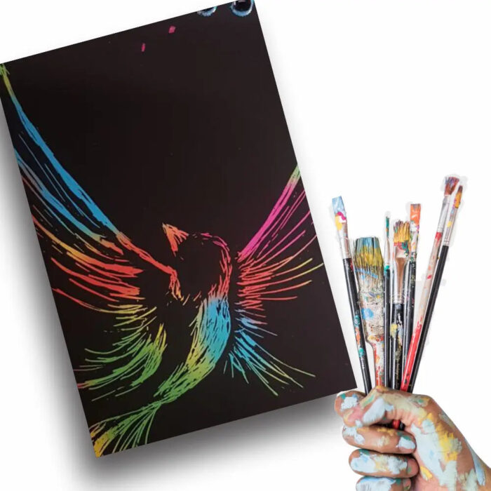 Anupam Pupil Black Toned Watercolour Paper Wireo Book 250 GSM - Image 5