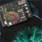 Anupam Pupil Black Toned Watercolour Paper Wireo Book 250 GSM - Image 6