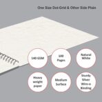 Anupam Sketche WireO Sketch Book - 140gsm Cartridge Paper - Image 2