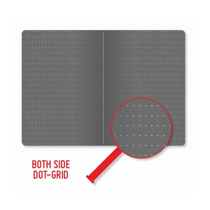 Anupam Smoke Grey Toned Paper Sketchbook Soft Cover Book 150 GSM - Image 1