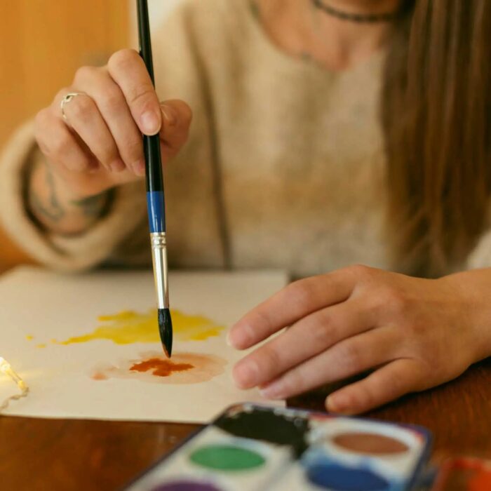 Anupam Watercolour Paper Cream Shade 250 GSM Cold Pressed  (Loose Sheets) - Image 6