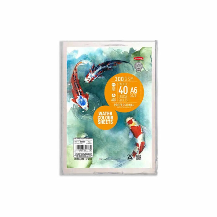 Anupam Watercolour Paper Loose Sheets 200 and 300 GSM Cold Pressed - Image 12