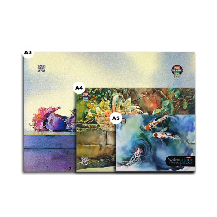 Anupam Watercolour Paper Pad / Book  (200 GSM & 300 GSM) - Cold Press - Image 1