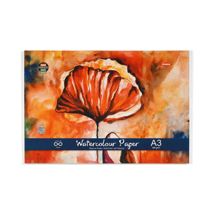 Anupam Watercolour Paper Pad / Book  (200 GSM & 300 GSM) - Cold Press - Image 2