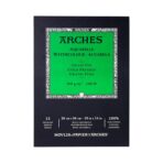 Arches Watercolour- Aquarelle -Natural White Short Side Glued Pad(Loose) - Image 2